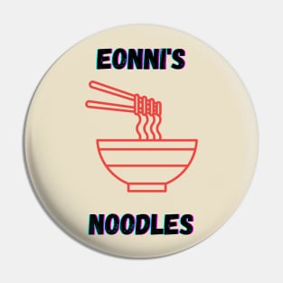 Eonni's Noodles Uncanny Counter Pin