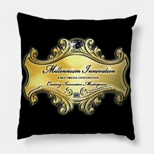 MILLENNIUM INNOVATION LOGO DESIGN Pillow