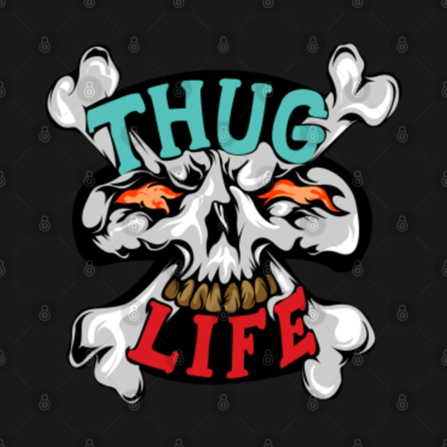 Thug Life Skull II by salesgod