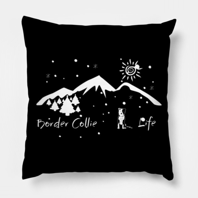 Border Collie Christmas Tree Funny Christmas Tshirt Gifts