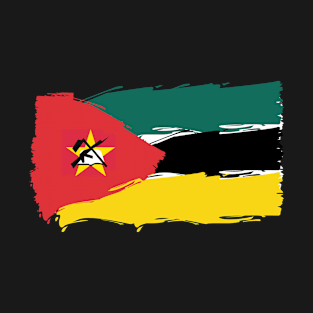 Mozambique painted flag T-Shirt