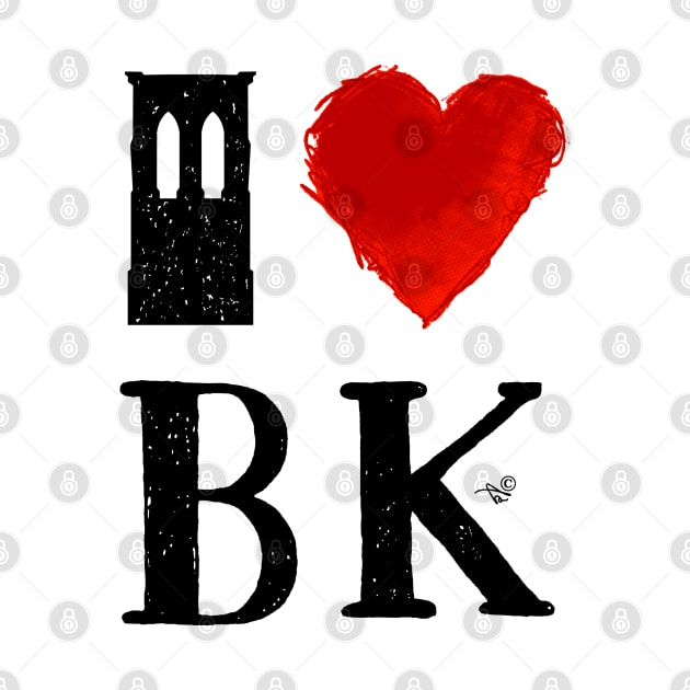 I Heart Brooklyn (remix) by Tai's Tees by TaizTeez