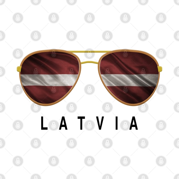 Latvia Sunglasses, Latvia Flag, Latvia gift ,  Latvian , by JayD World