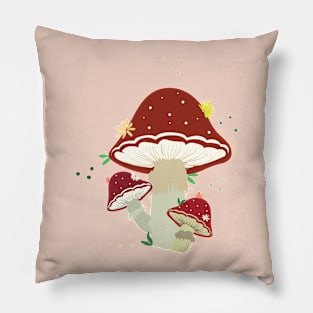 Mushroom Girl Pillow