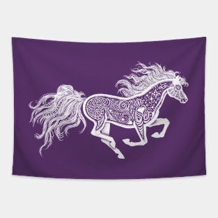 White_Horse_Fantasy Tapestry