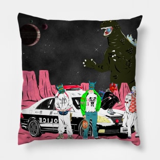 Tengu Boy & The Space Gang Pillow