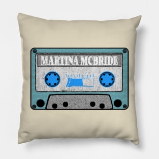 martina mcbride blue cassette Pillow