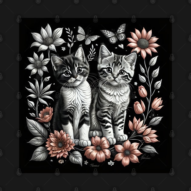 Cute little cats by Virshan