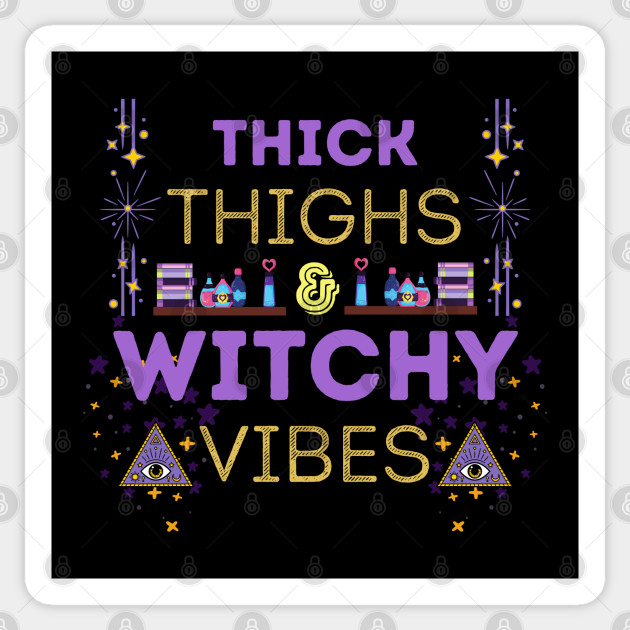 Funny Halloween Witch | Witchy Vibes | Spooky Vibes | Ouija | Witchcraft | Spells | Celestial Stars | Spellbook | Witches Spellbook - Funny Witch Halloween - Sticker