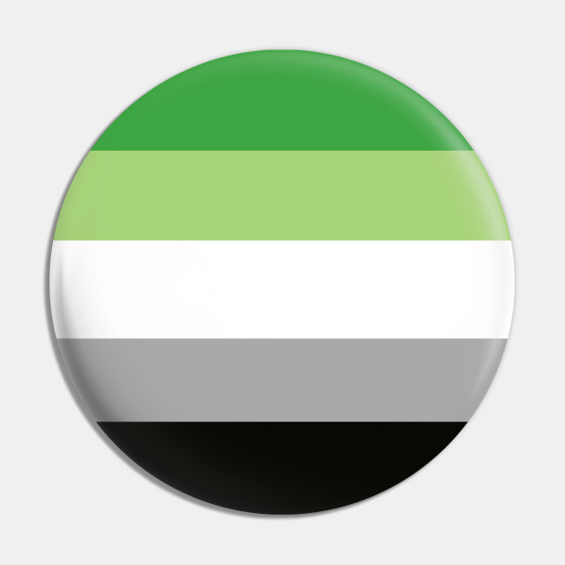 Aromantic Flag 2 Aromantic Pride Pin Teepublic Au