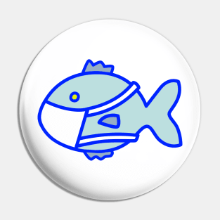 Fish mask Pin