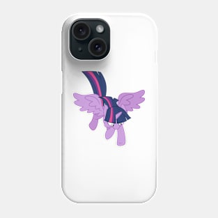 Twilight Sparkle flying downward Phone Case