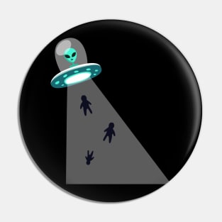 UFO Alien Abduction Pin