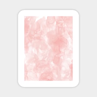 Blush Pink Smoke Abstract Magnet