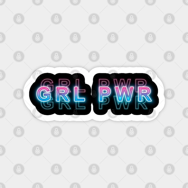 GRL PWR Magnet by Sanzida Design