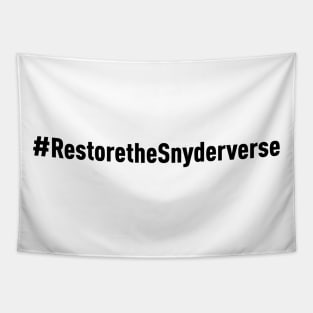 Restore the Snyderverse (Black) Tapestry