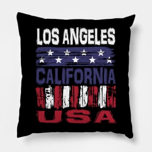 Los Angeles California USA T-Shirt Pillow