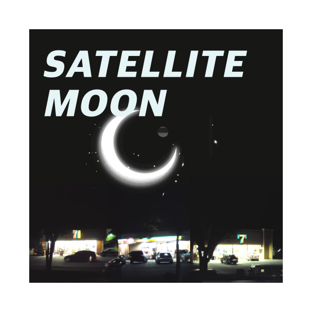 Satellite Moon C-store Noire logo by lofi_retrowave