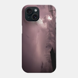 lightning in the sky Phone Case