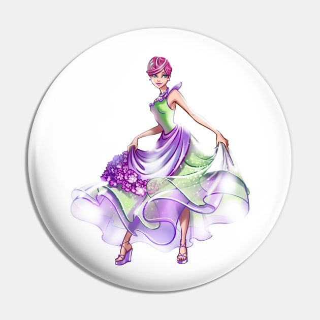 Tecna Flower Princess Pin by Zoratrix