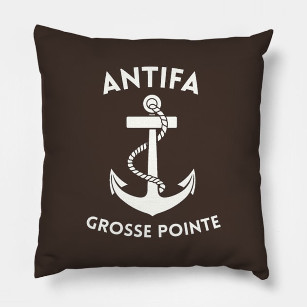 grosse pointe Pillow by helenabrey