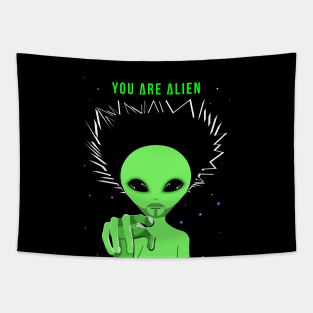 You Are Alien Tapestry
