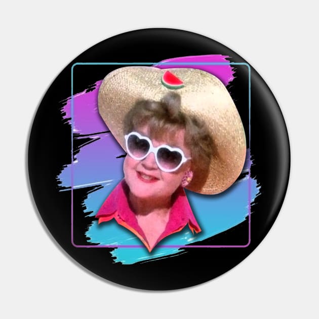 Jessica Fletcher- Retro Brush Paint Pin by Hursed