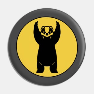 Black Badger Pin