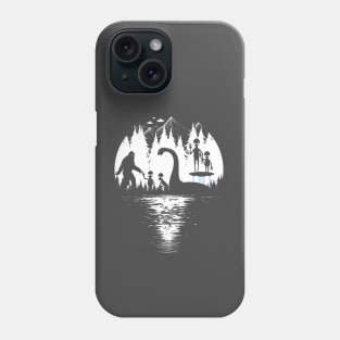 Bigfoot Loch Ness Monster Ufo And Aliens Phone Case