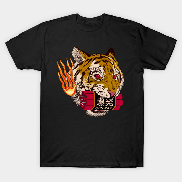 Tiger with dynamite - Tiger - T-Shirt