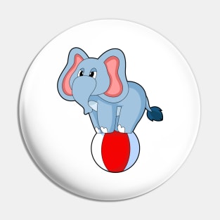 Elephant Circus Pin