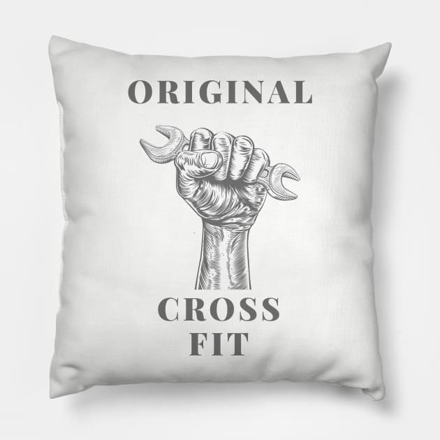 Original CrossFit Pillow by Rickido