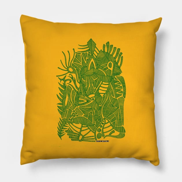 - green hope - Pillow by lafresto