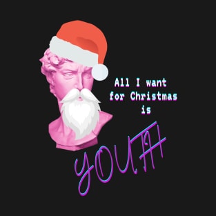 all i want for christmas is vaporwave T-Shirt