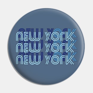 new york city unique lettering Pin