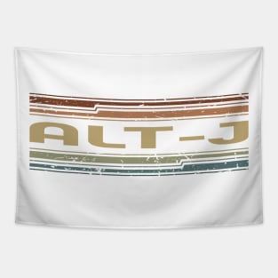 Alt-J Retro Lines Tapestry