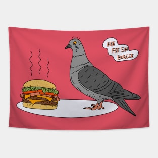 Hot Fresh Burger Tapestry