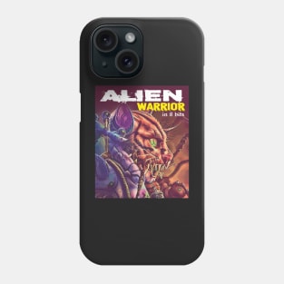 ALIEN WARRIOR in 8 bits Phone Case