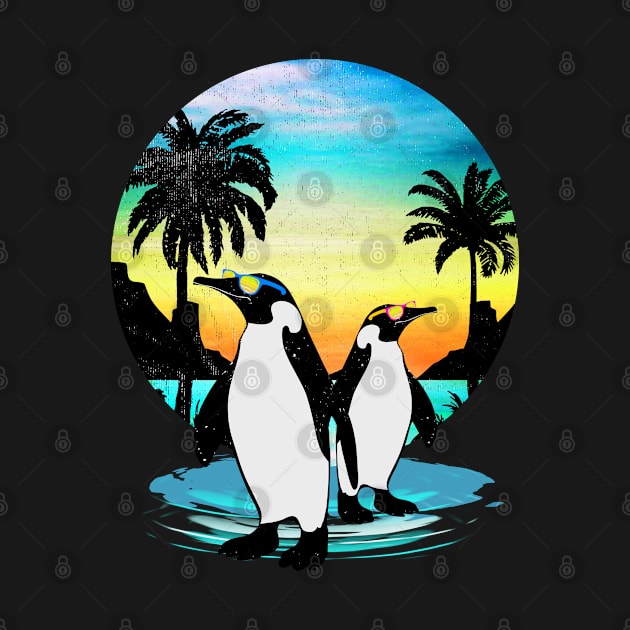 Penguin summer vibes by clingcling