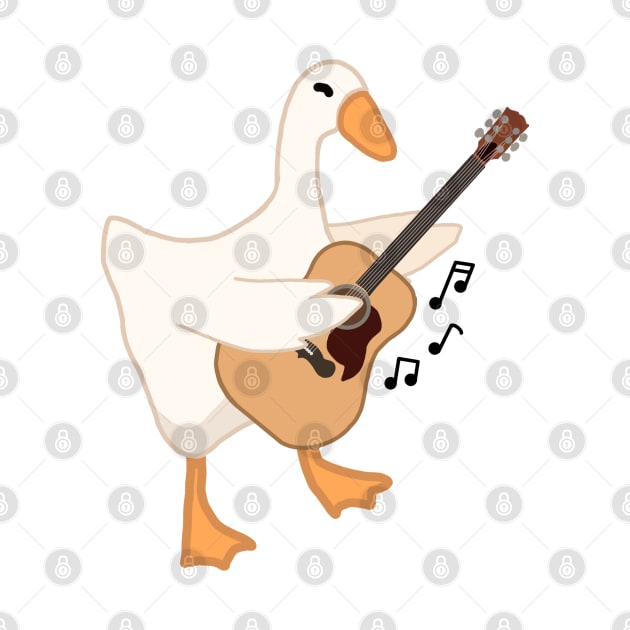 Guitar Goose by Artstuffs121