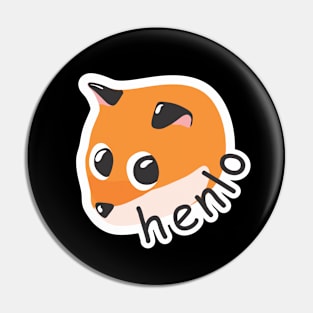 Cute fox Pin