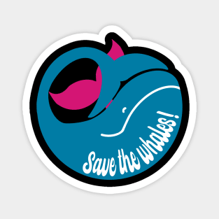 Save the whales Magnet