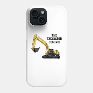 Funny Excavator Legend Heavy Equipment Operator Gift Phone Case