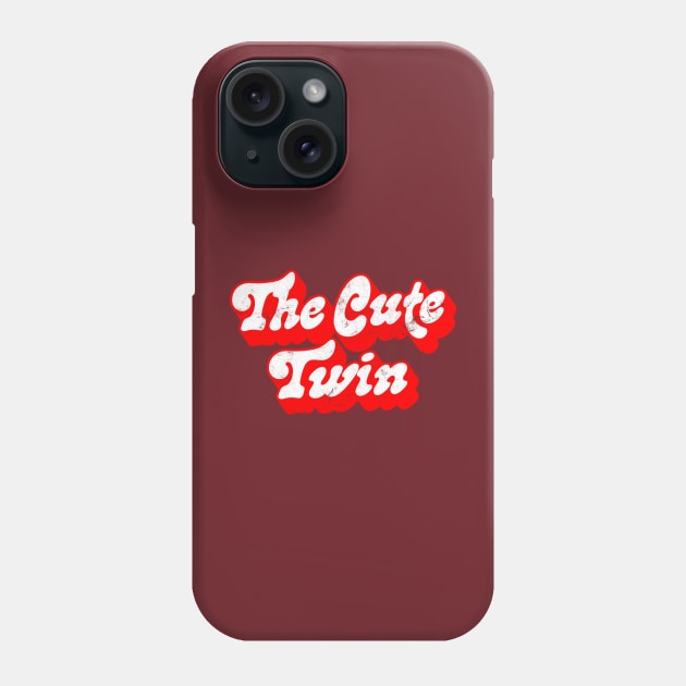 The Cute Twin - Funny Twins Design Phone Case by DankFutura