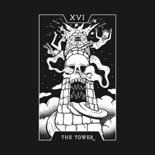 16. THE TOWER TAROT CARD T-SHIRT T-Shirt