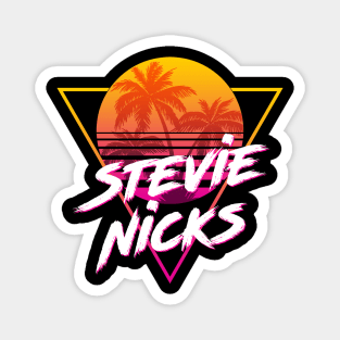 Stevie Nicks - Proud Name Retro 80s Sunset Aesthetic Design Magnet
