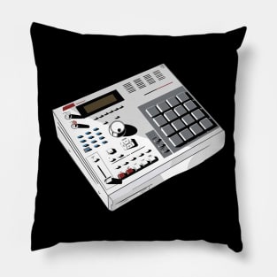 Akai mpc 2000 white Pillow