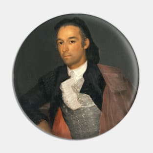 Portrait of the Matador Pedro Romero by Francisco Goya Pin