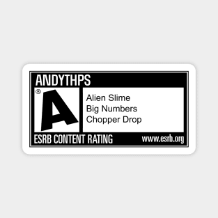 ESRB andyTHPS T-Shirt Magnet