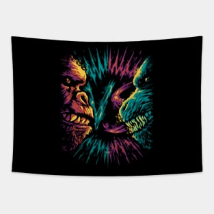 Monsters Fight Tapestry
